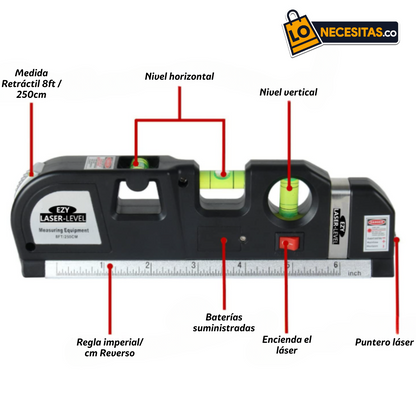 Nivelador Laser con Metro