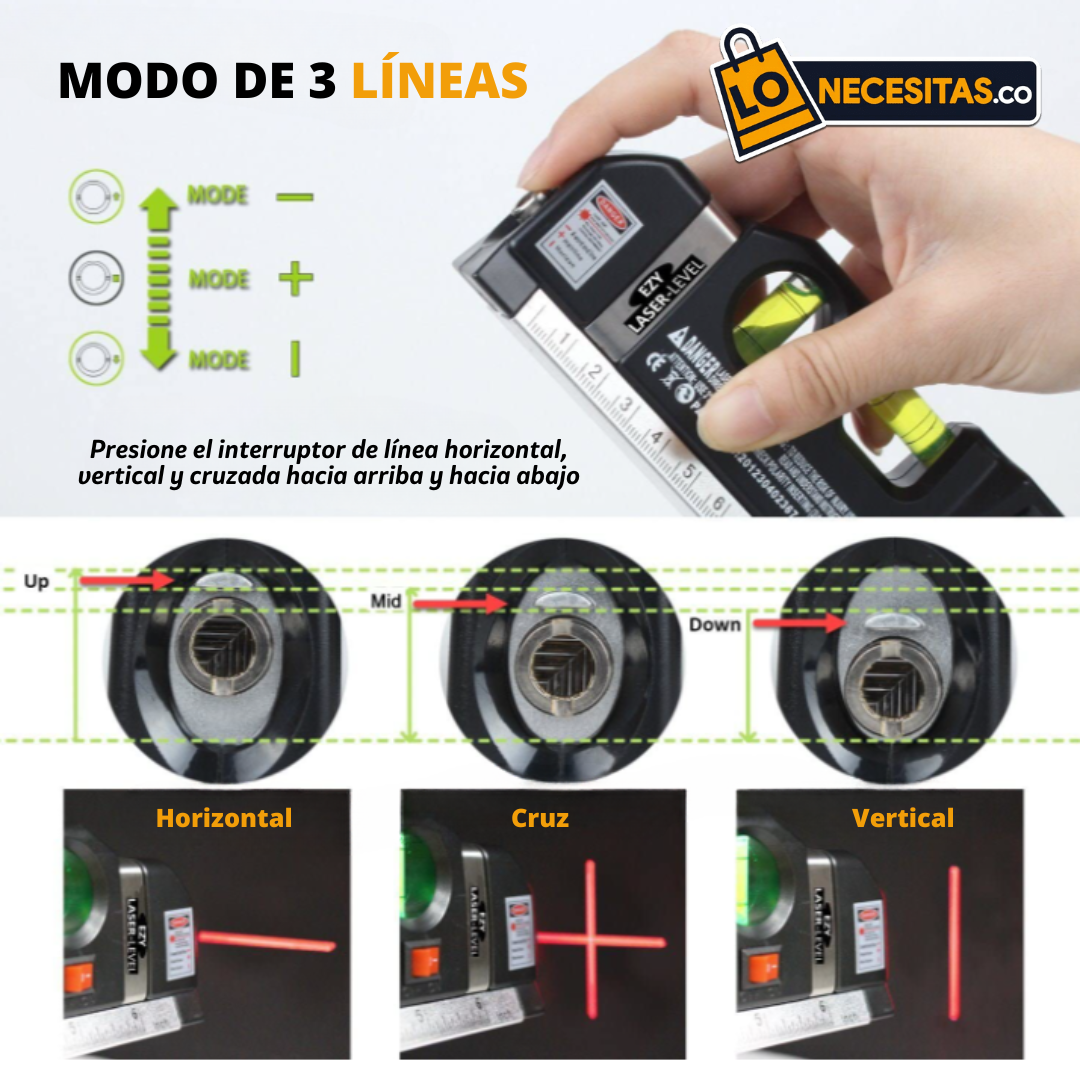 Nivelador Laser con Metro