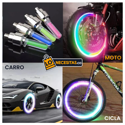 Válvula Led para Bici, Carro o Moto