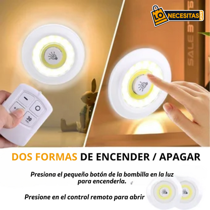 Luz LED con Control Remoto X3