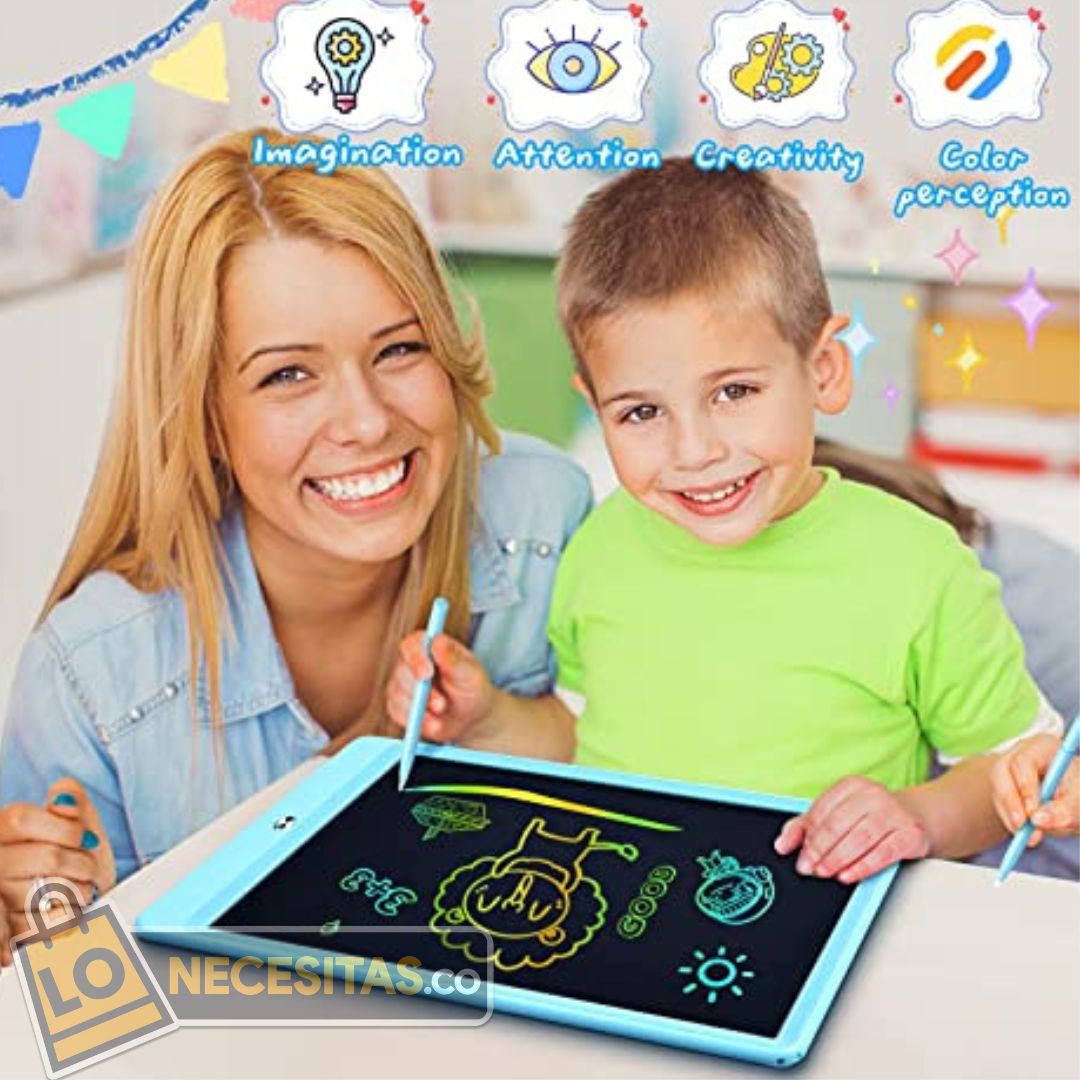 Draw Tablet® Tablero de dibujo LCD multicolor