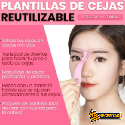 Kit Plantillas de Cejas