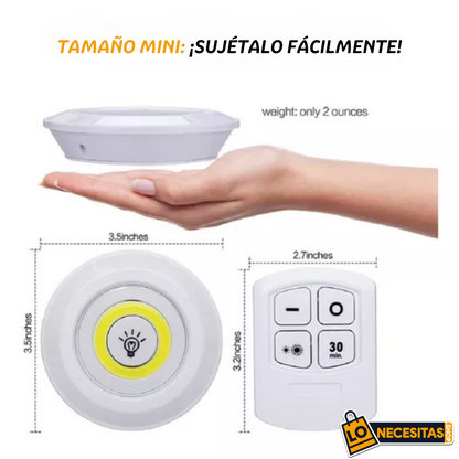 Luz LED con Control Remoto X3