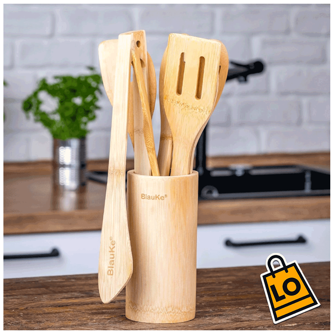 EcoChef® SET DE UTENSILIOS DE BAMBOO