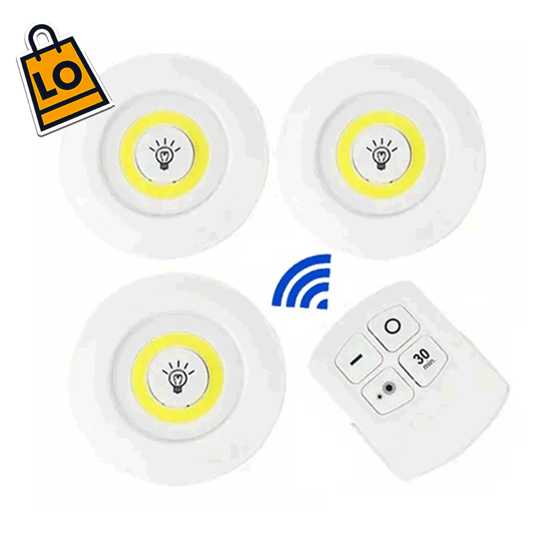 LuminaControl® SET DE 3 LUCES LED CON CONTROL