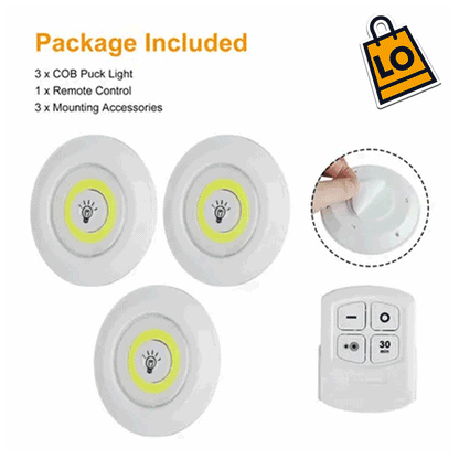 LuminaControl® SET DE 3 LUCES LED CON CONTROL