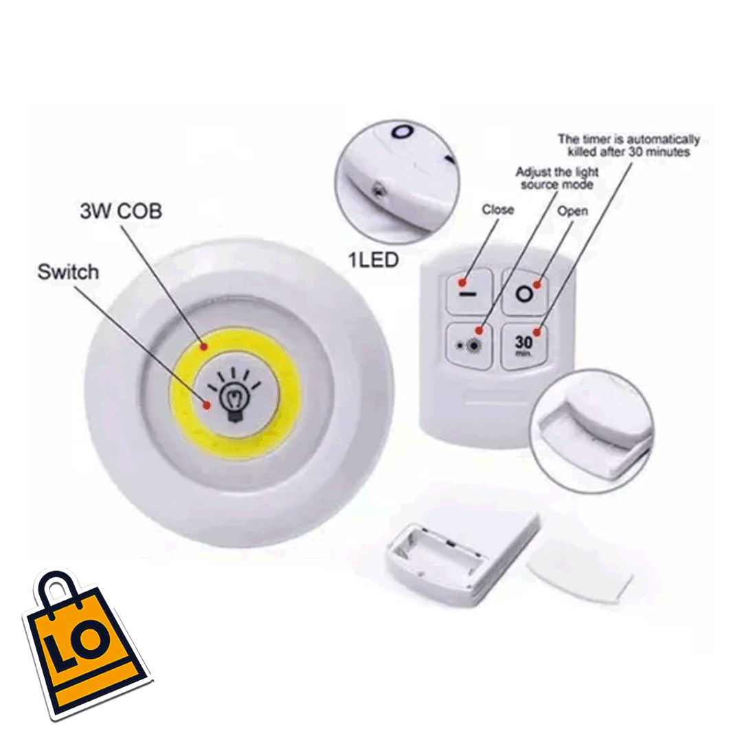 LuminaControl® SET DE 3 LUCES LED CON CONTROL