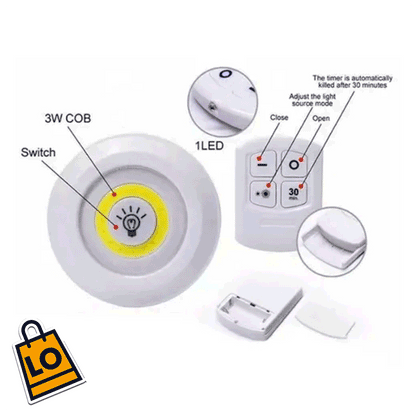 LuminaControl® SET DE 3 LUCES LED CON CONTROL