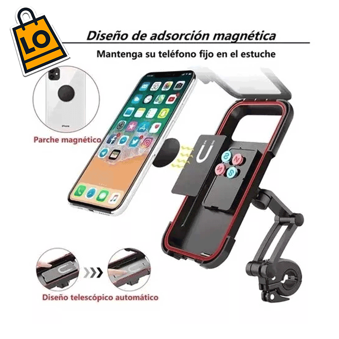 CelluBike® SOPORTE CELULAR PARA BICICLETA Y MOTO