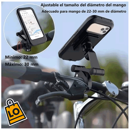 CelluBike® SOPORTE CELULAR PARA BICICLETA Y MOTO