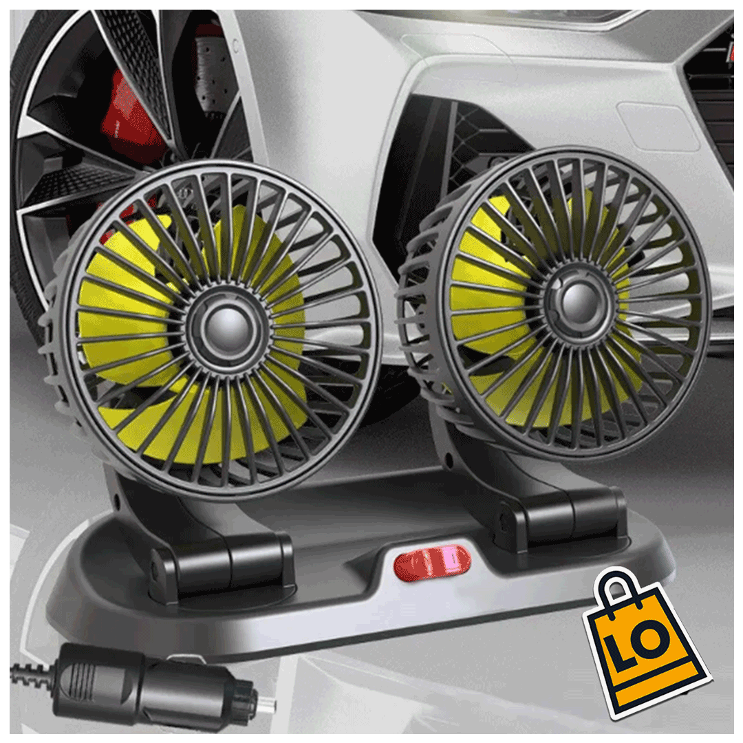 AYAROMA® Ventilador de coche de 12 V