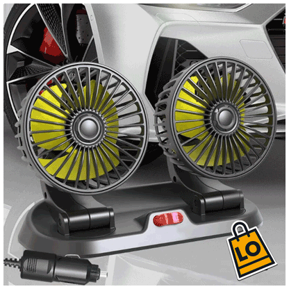 AYAROMA® Ventilador de coche de 12 V