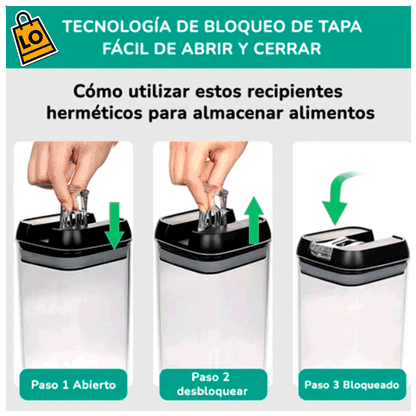 SmartTupper® recipientes herméticos de plástico