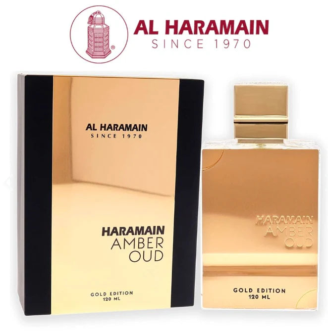 Al Haramain Amber Oud Gold Edition 120 ML + Obsequio sorpresa + Envío GRATIS