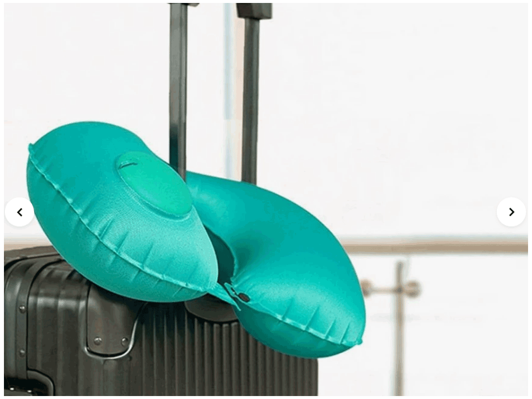 NubeViajera® / ALMOHADA DE VIAJE INFLABLE