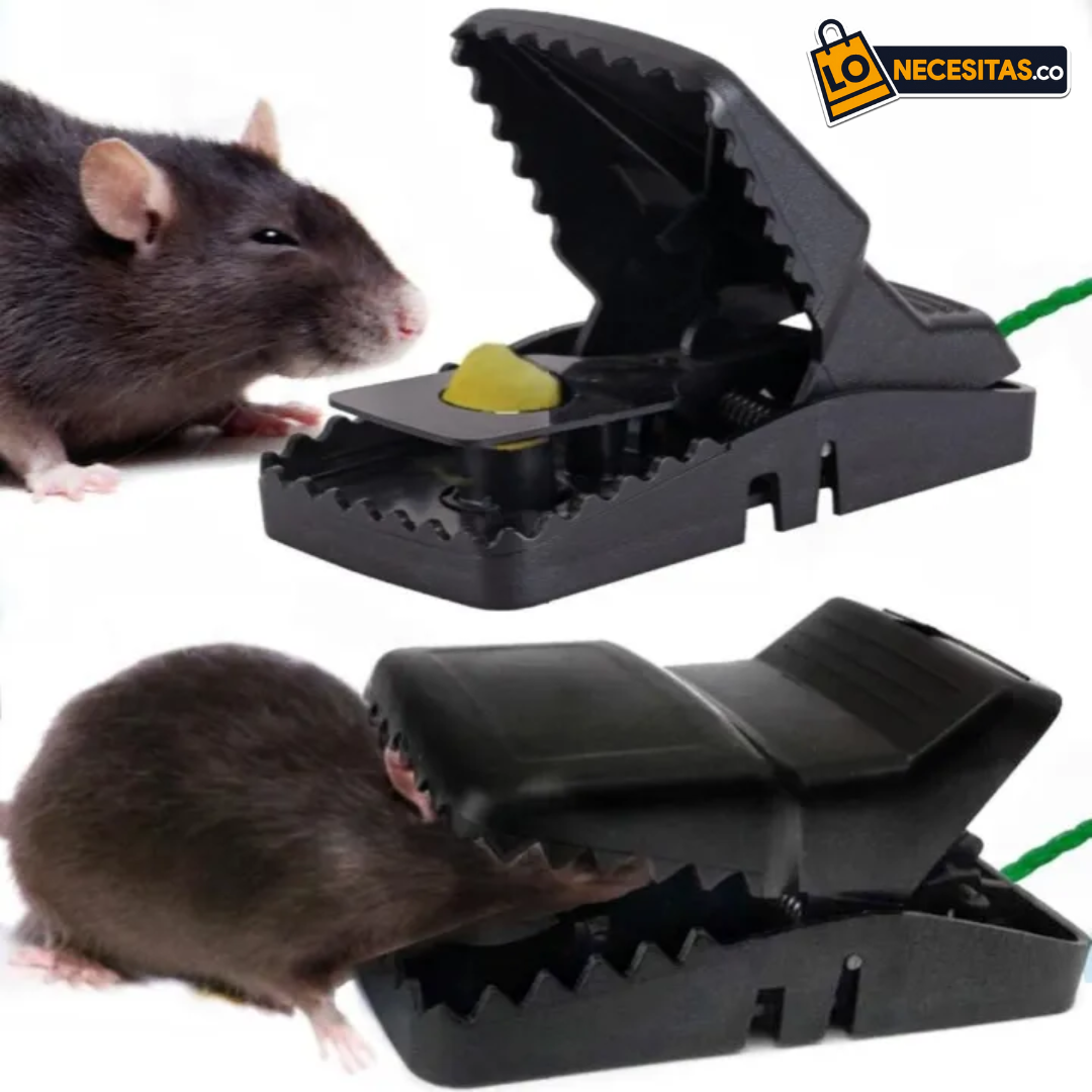 Mouseterminator® Trampa Mata Ratones Reutilizable |  X 2 Unidades